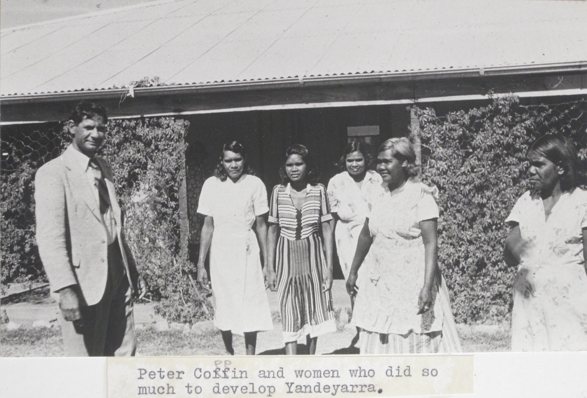 Committee Women and Peter Coppin at Yandeyarra