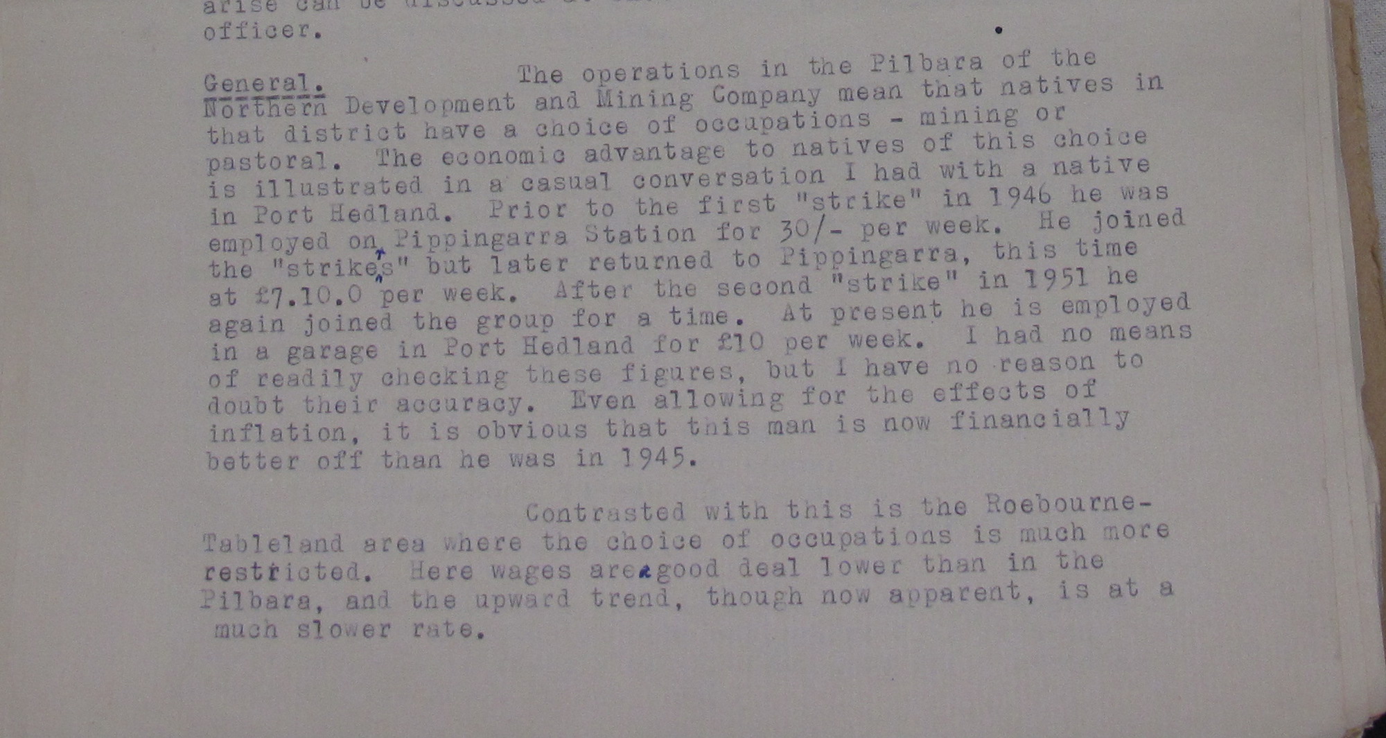 Gare Native Affairs Patrol Report