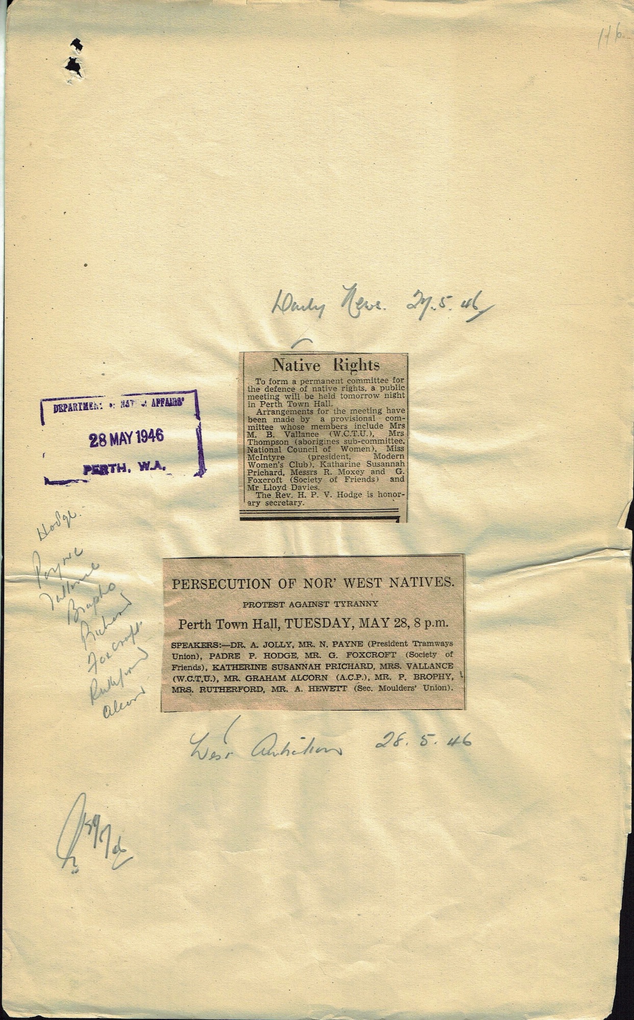 Publicity for Town Hall Meeting