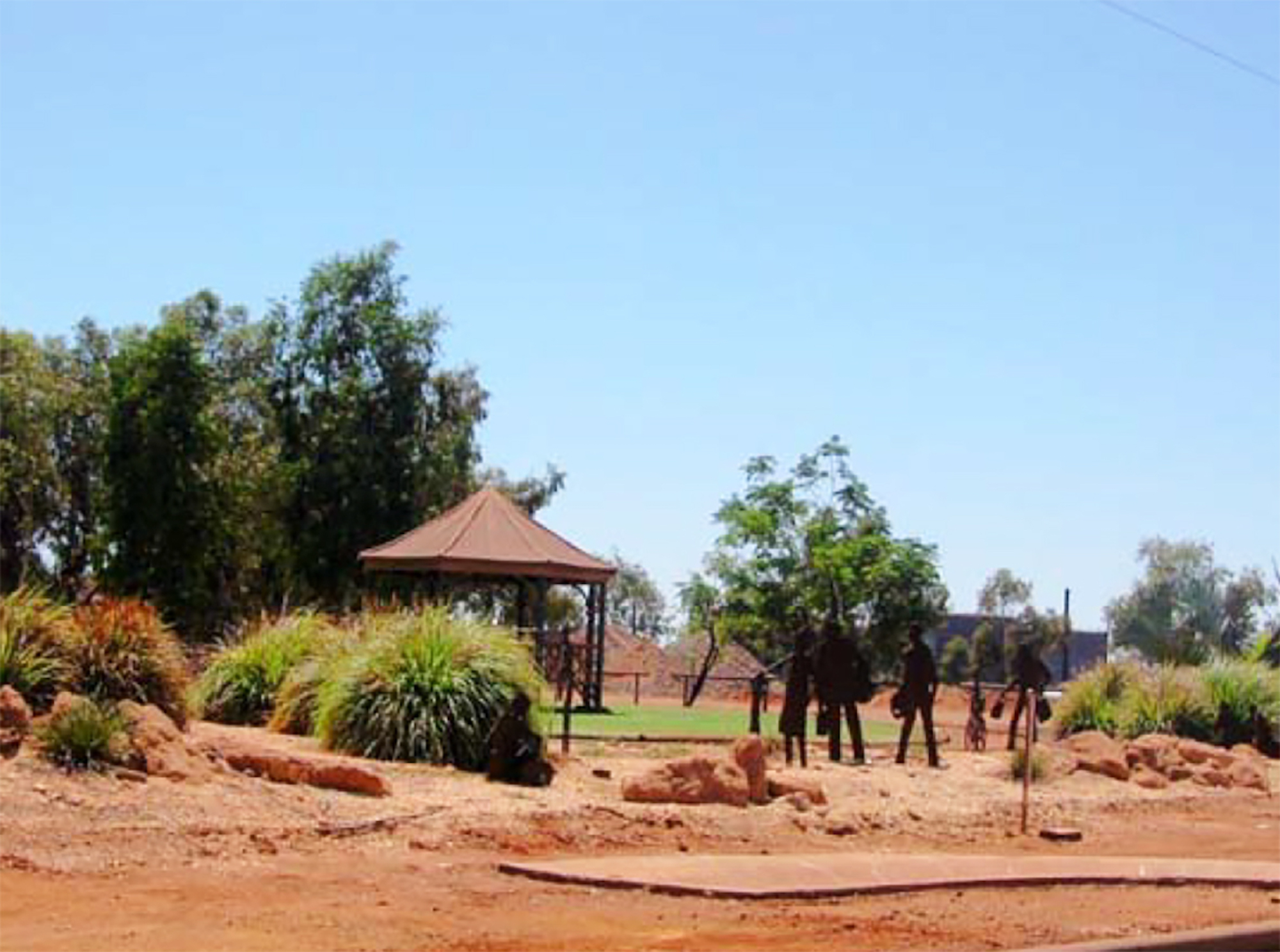 Sculpture of Strike in Public Park