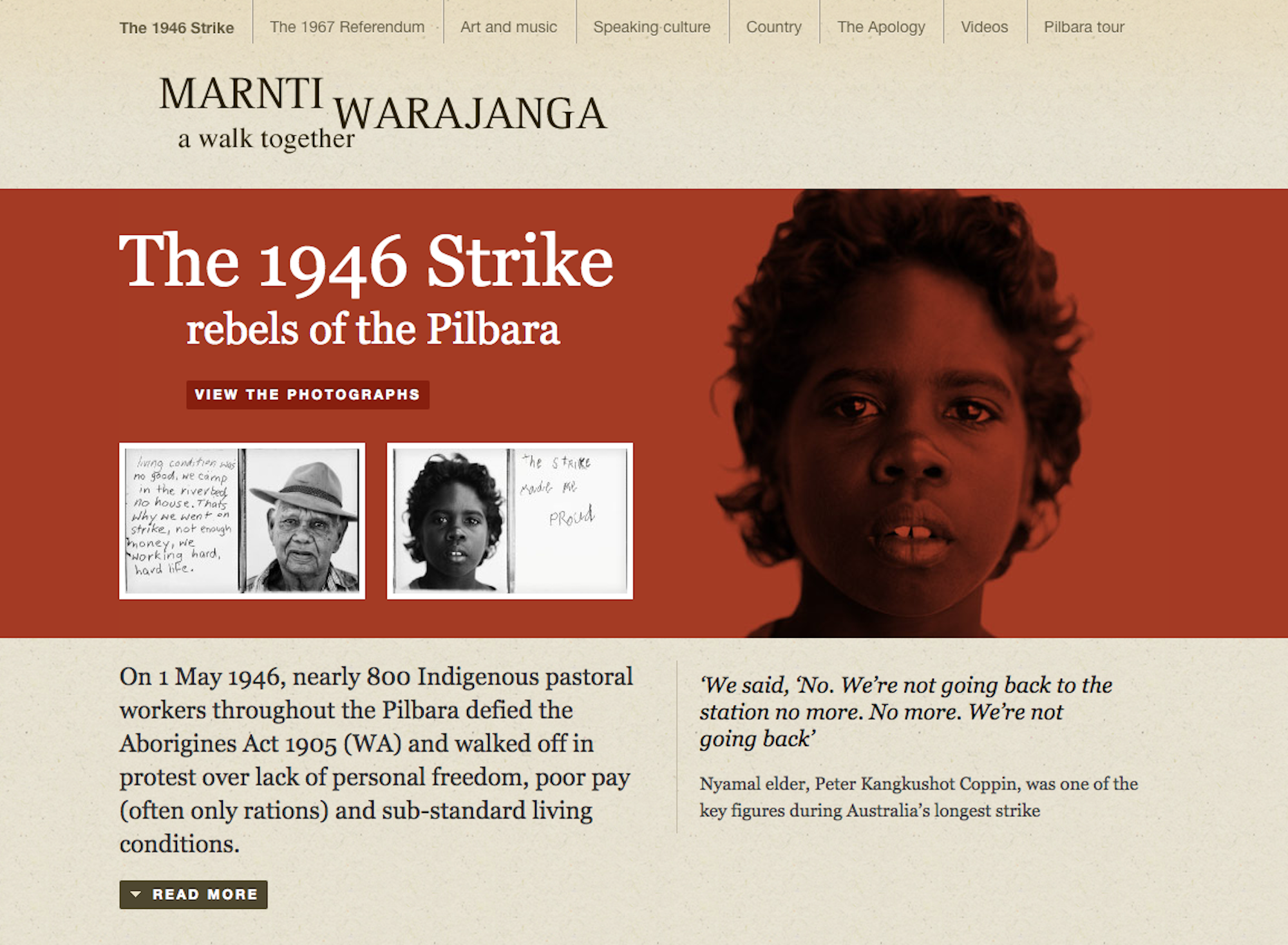 Marnti Warajanga Online Exhibit